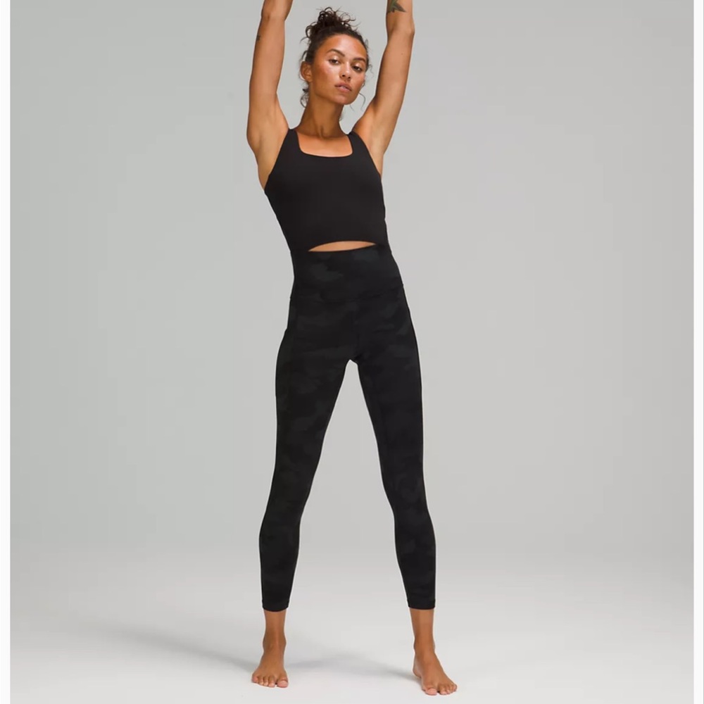 Lululemon align leggings charcoal camo
